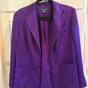 Ralph Lauren Silk Blazer
